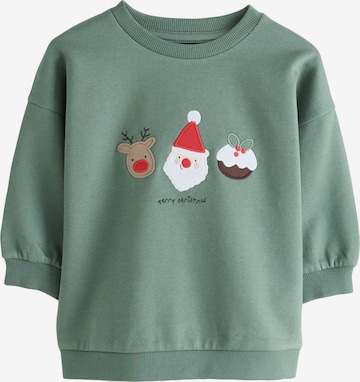 Next - Sudadera en verde: frente
