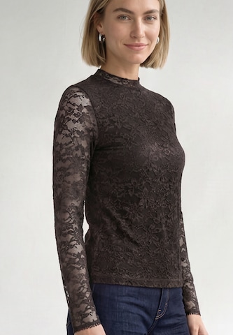 STREET ONE Shirt in Bruin: voorkant