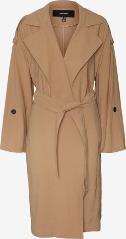 VERO MODA Between-Seasons Coat in Brown: front