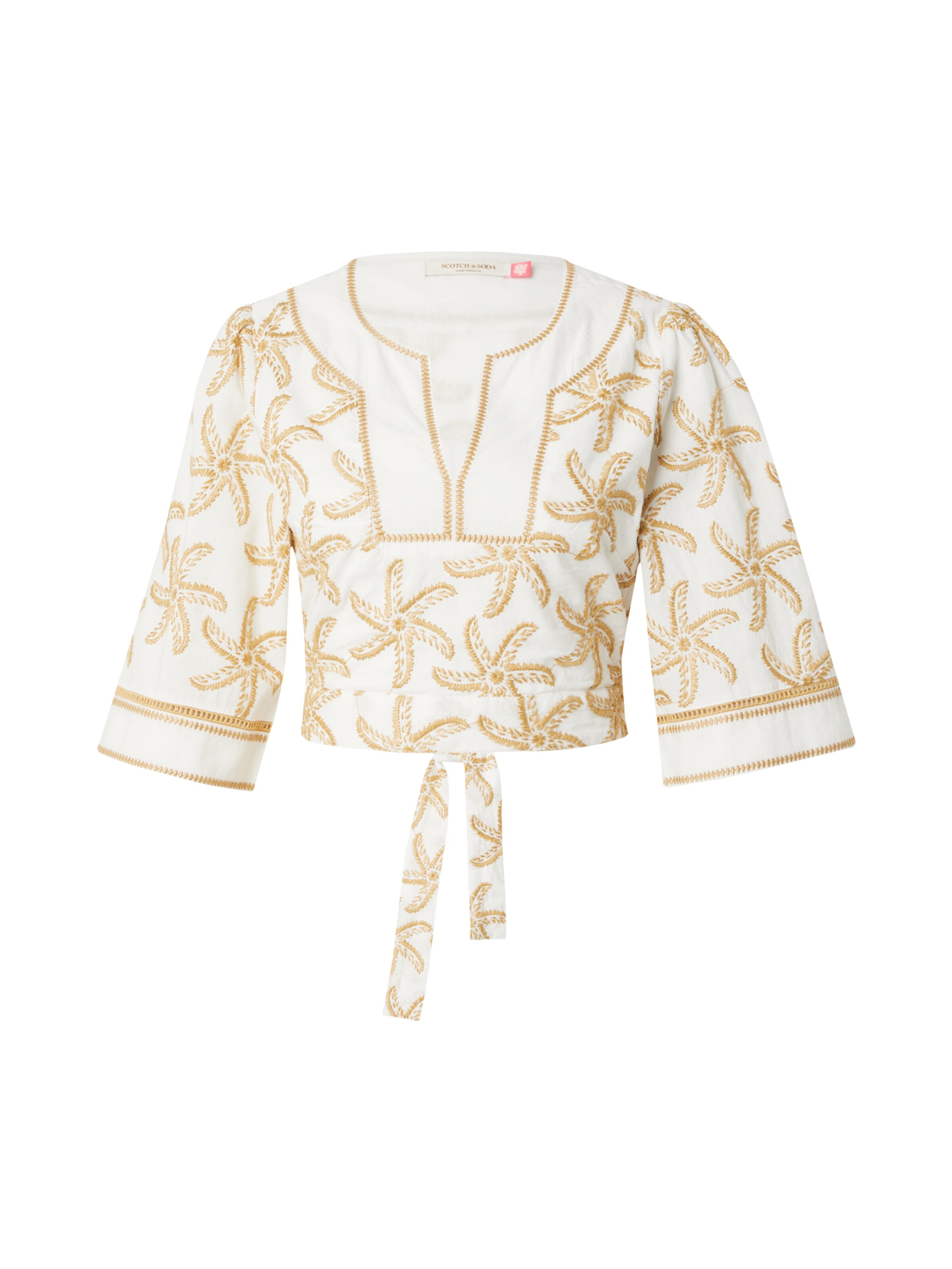 SCOTCH &amp; SODA Blouse in Beige: voorkant