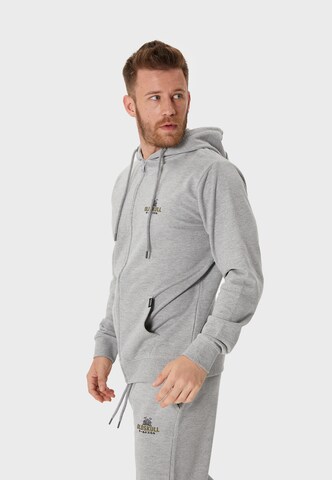 Oldskull Zip-Up Hoodie in Grey