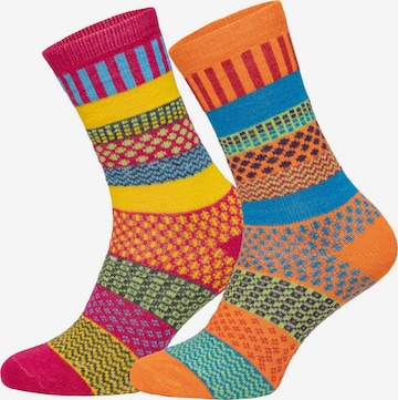 HomeOfSocks Socken 'HOS2299' in Pink: Vorderseite
