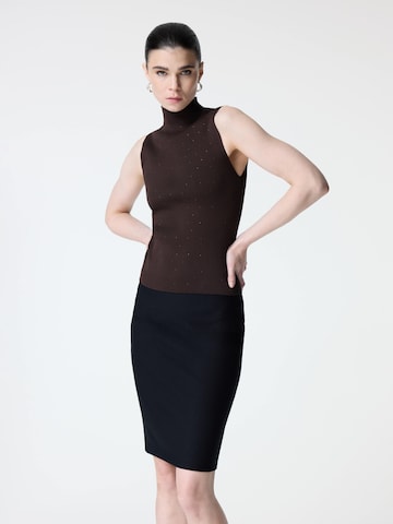 Tops en tricot adl en marron