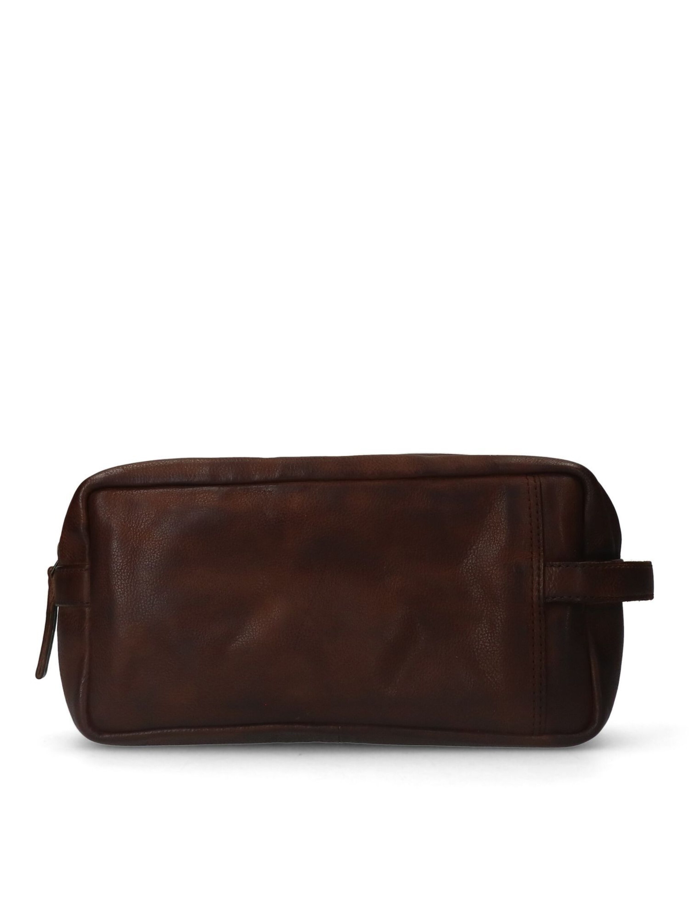 MANFIELD Toiletry Bag in Brown