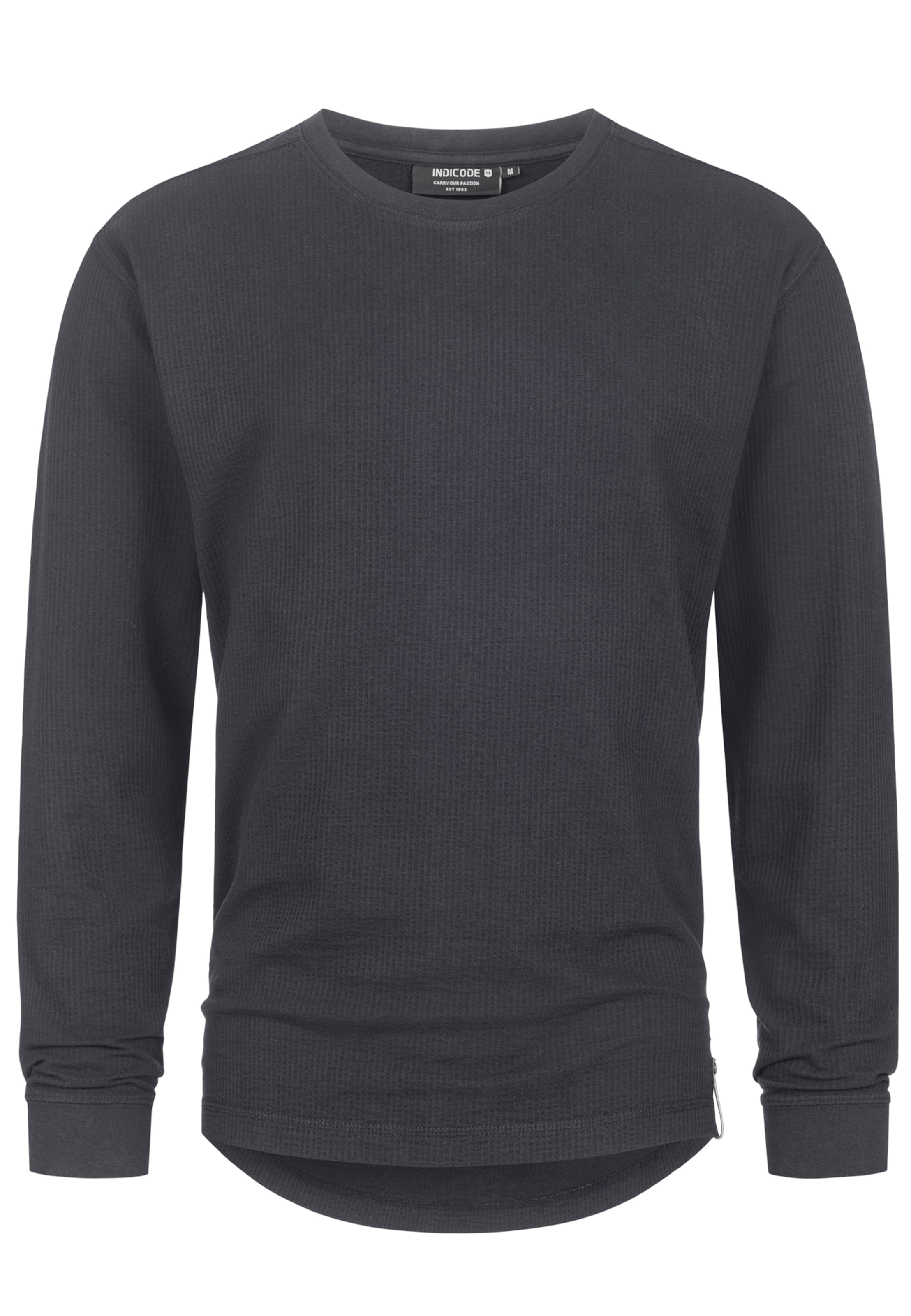 INDICODE JEANS Shirt in Grey: front