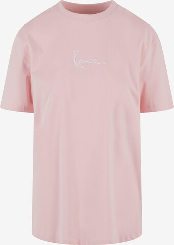 Maglietta 'Essential' di Karl Kani in rosa: frontale