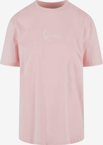 Karl Kani Shirt 'Essential' in Roze: voorkant