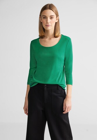 STREET ONE Shirt in Groen: voorkant