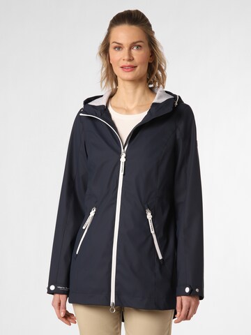 Marie Lund Between-Seasons Parka in Blue: front