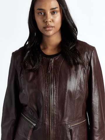 JCC Lederjacke in Rot