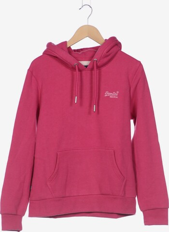 Superdry Sweatshirt & Zip-Up Hoodie in XXL in Pink: front