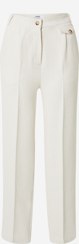 RÆRE by Lorena Rae Regular Pleat-Front Pants 'Elin Tall' in White: front