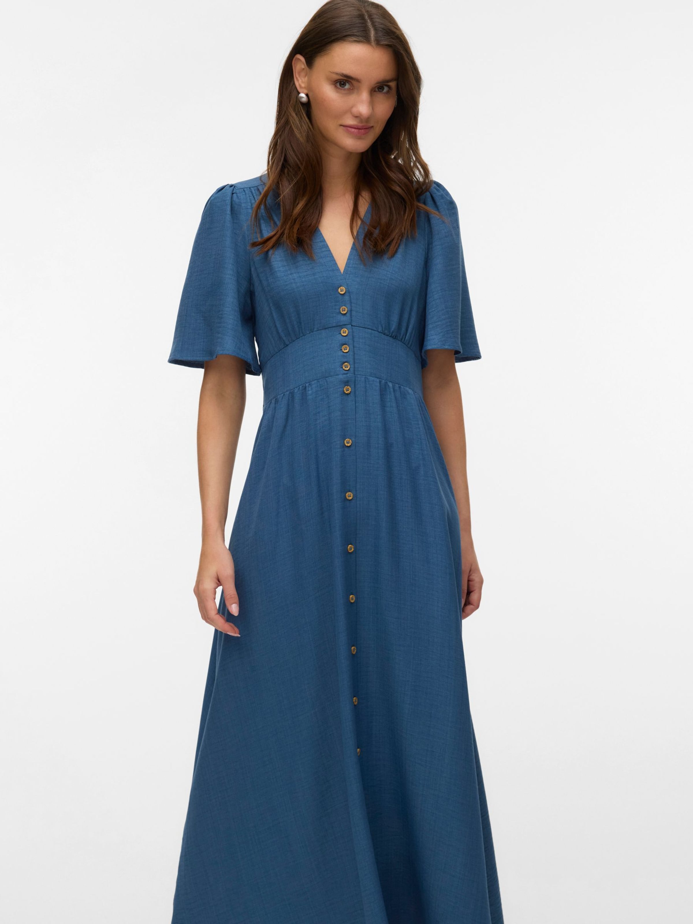 Robe 'VMMELANEY' VERO MODA en bleu