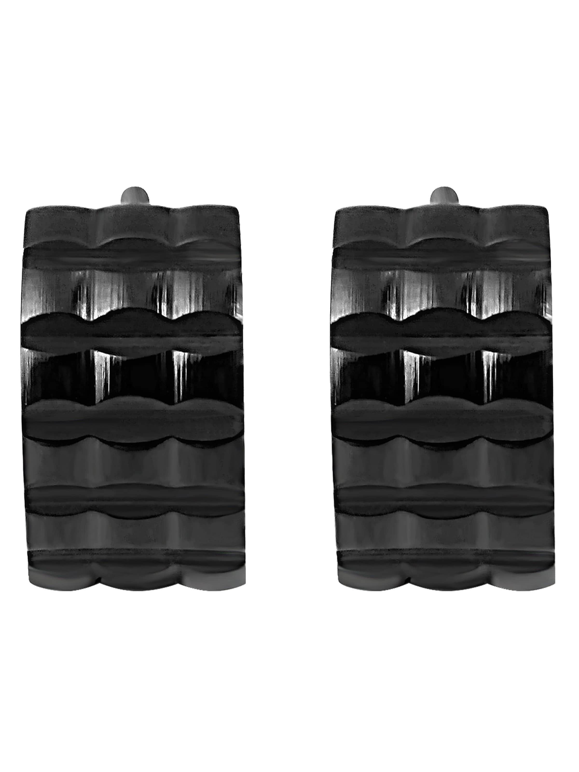 Akzent Earrings 'Sascha, langlebig' in Black