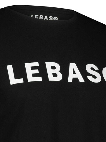 LEBASQ Shirt 'Crew' in Zwart