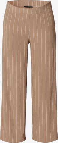 Wide Leg Pantalon 'Stripe' Supermom en marron