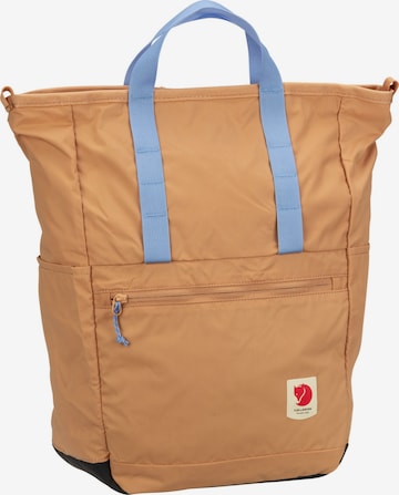 Zaino 'High Coast' di Fjällräven in beige: frontale