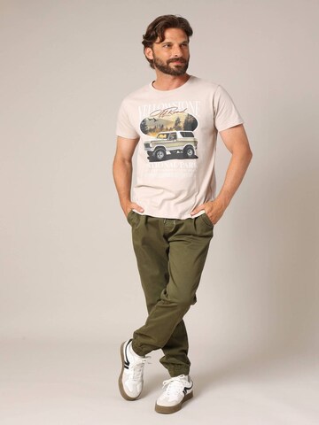 Coupe slim Pantalon Deeluxe en vert