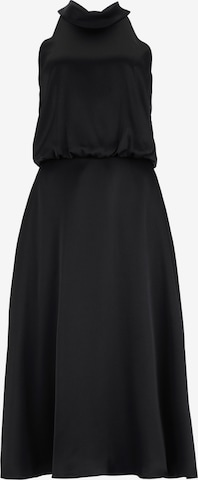 Vera Mont Cocktailkleid mit Stehkragen in Schwarz: Vorderseite