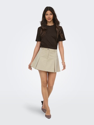 ONLY Skirt 'ONLStella' in Beige