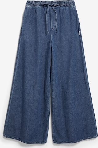 ARMEDANGELS Wide Leg Housut 'KELAANI' värissä sininen: etupuoli