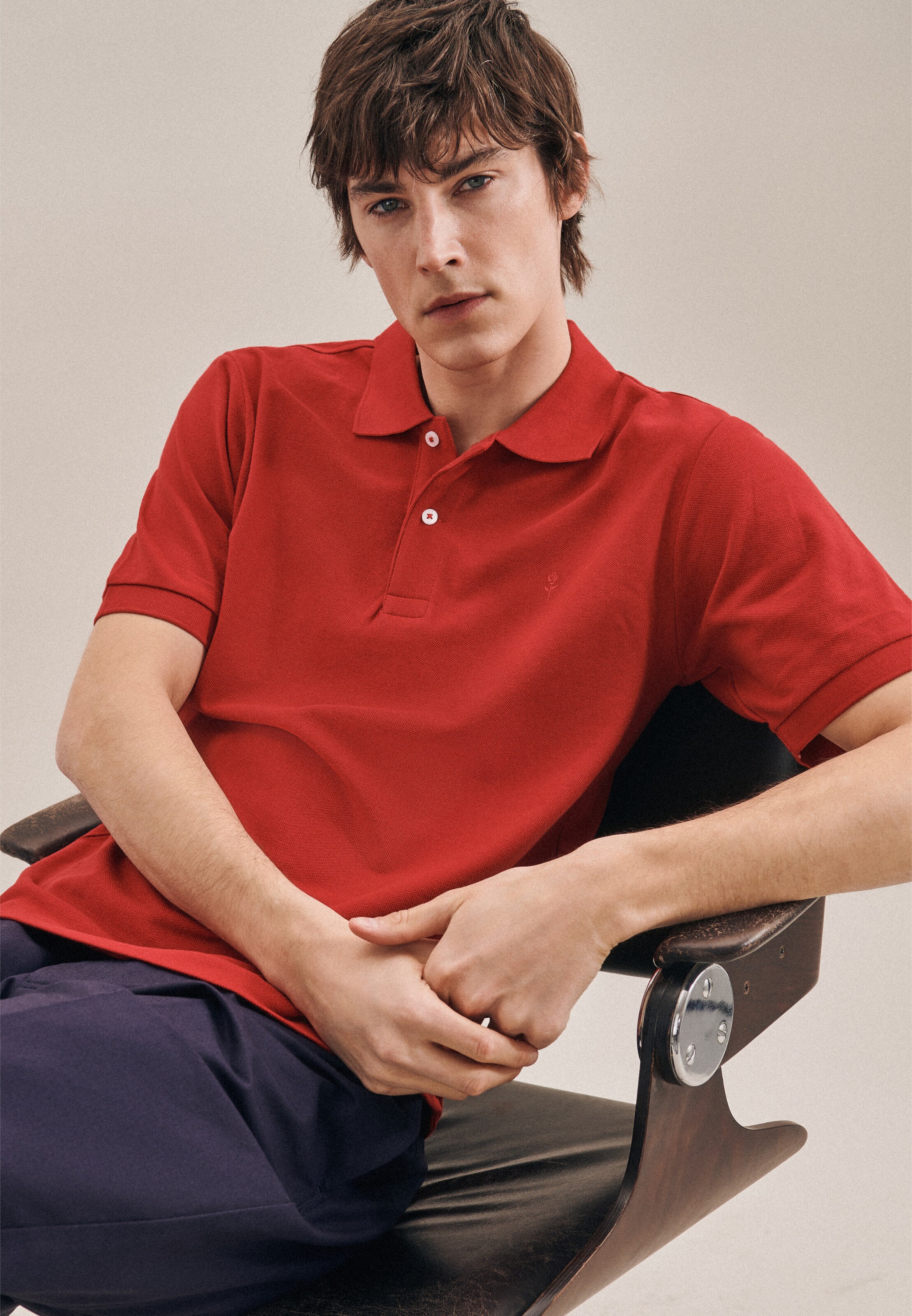 Vêtements T-Shirt Slim SEIDENSTICKER en Rouge 