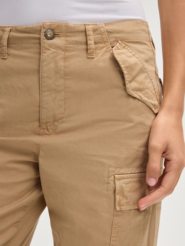 JOOP! Jeans Loose fit Cargo trousers 'Peca' in Beige