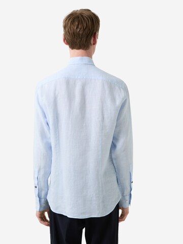 BOGNER Regular fit Button Up Shirt 'Timi' in Blue
