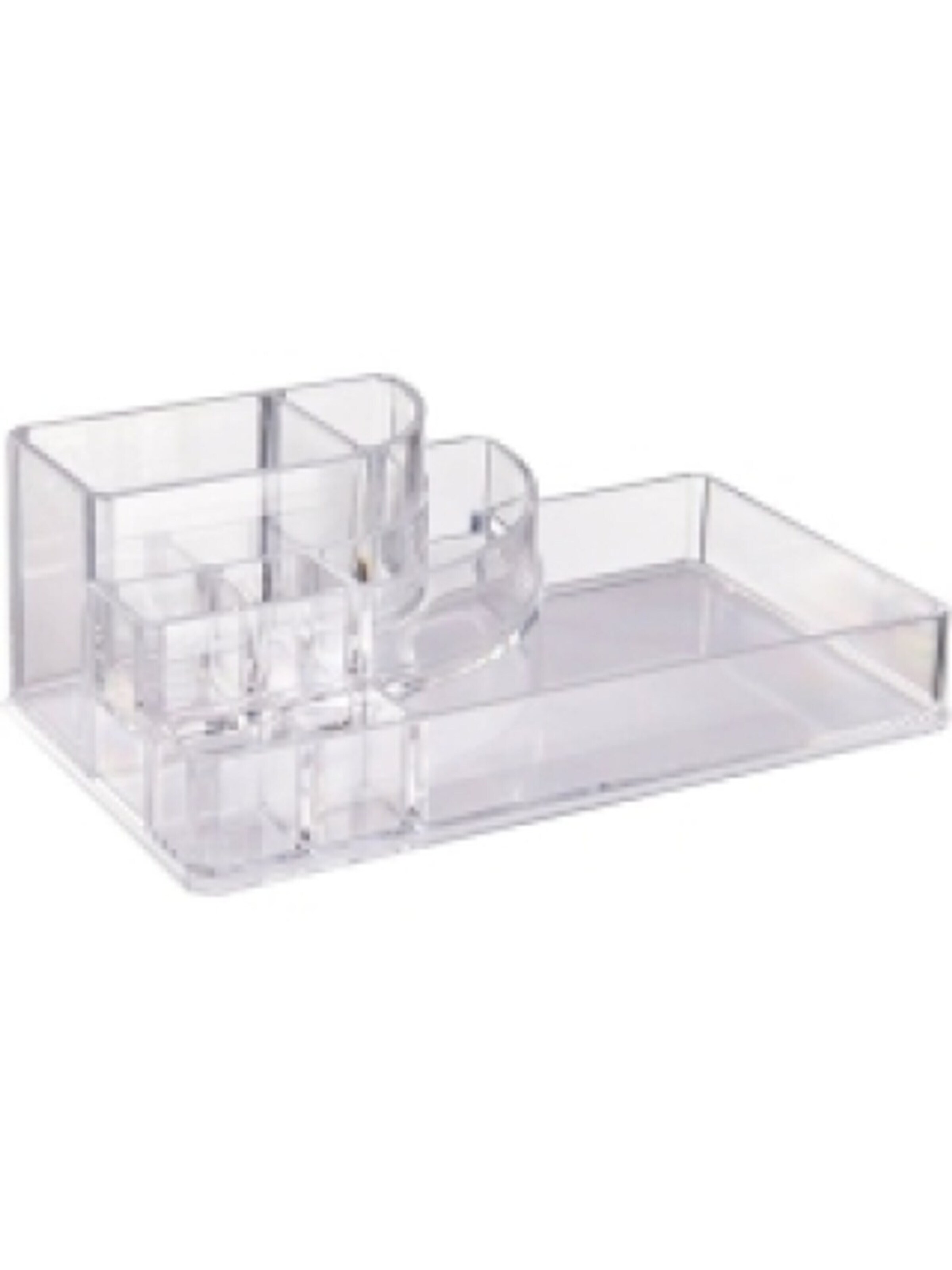 UNIQ Beauty Przechowywanie biżuterii 'UNIQ Acrylic Make up organiser 8 compartments - ctn 07' w kolorze przezroczysty