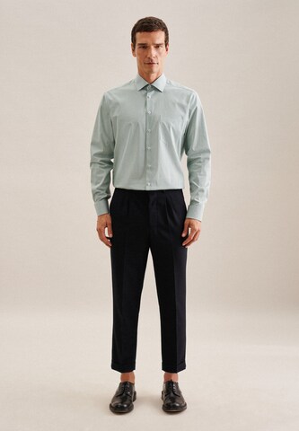 SEIDENSTICKER Regular fit Business shirt in Green