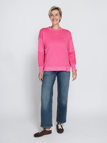 Zhrill Sweatshirt 'ZHOLEA' in Pink