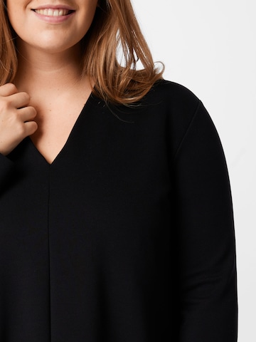 ABOUT YOU Curvy - Vestido 'Carina' en negro