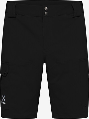 Haglöfs Regular Outdoor Pants 'Rugged Standard' in Black: front