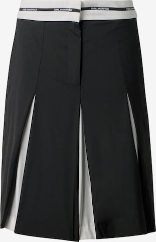 juoda Karl Lagerfeld Sijonas: priekis