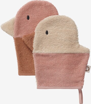 Accessoires de douche 'Duck Terry' Noppies en rose : devant