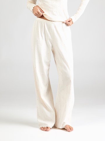 Hunkemöller Пижамные штаны в Бежевый: спереди