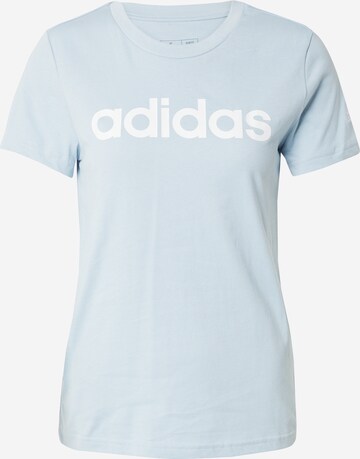 ADIDAS SPORTSWEAR Функционална тениска 'Essentials' в синьо: отпред
