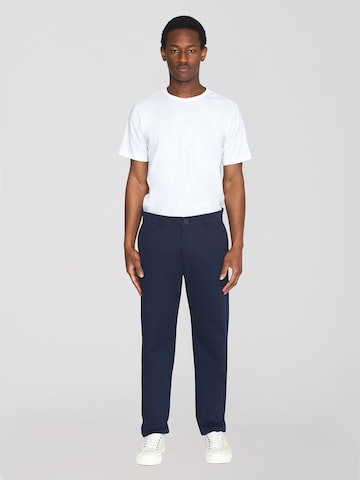 regular Pantaloni chino 'Chuk' di KnowledgeCotton Apparel in blu