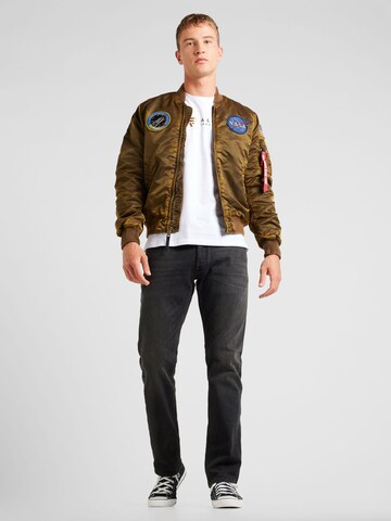 Veste mi-saison 'MA-1 VF NASA' ALPHA INDUSTRIES en marron