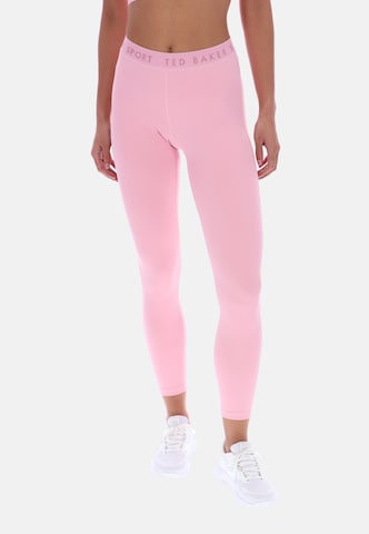 Skinny Leggings 'Maria Essentials' Ted Baker en rose : devant