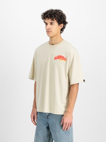 ALPHA INDUSTRIES Футболка 'Hawaii Aloha' в Белый