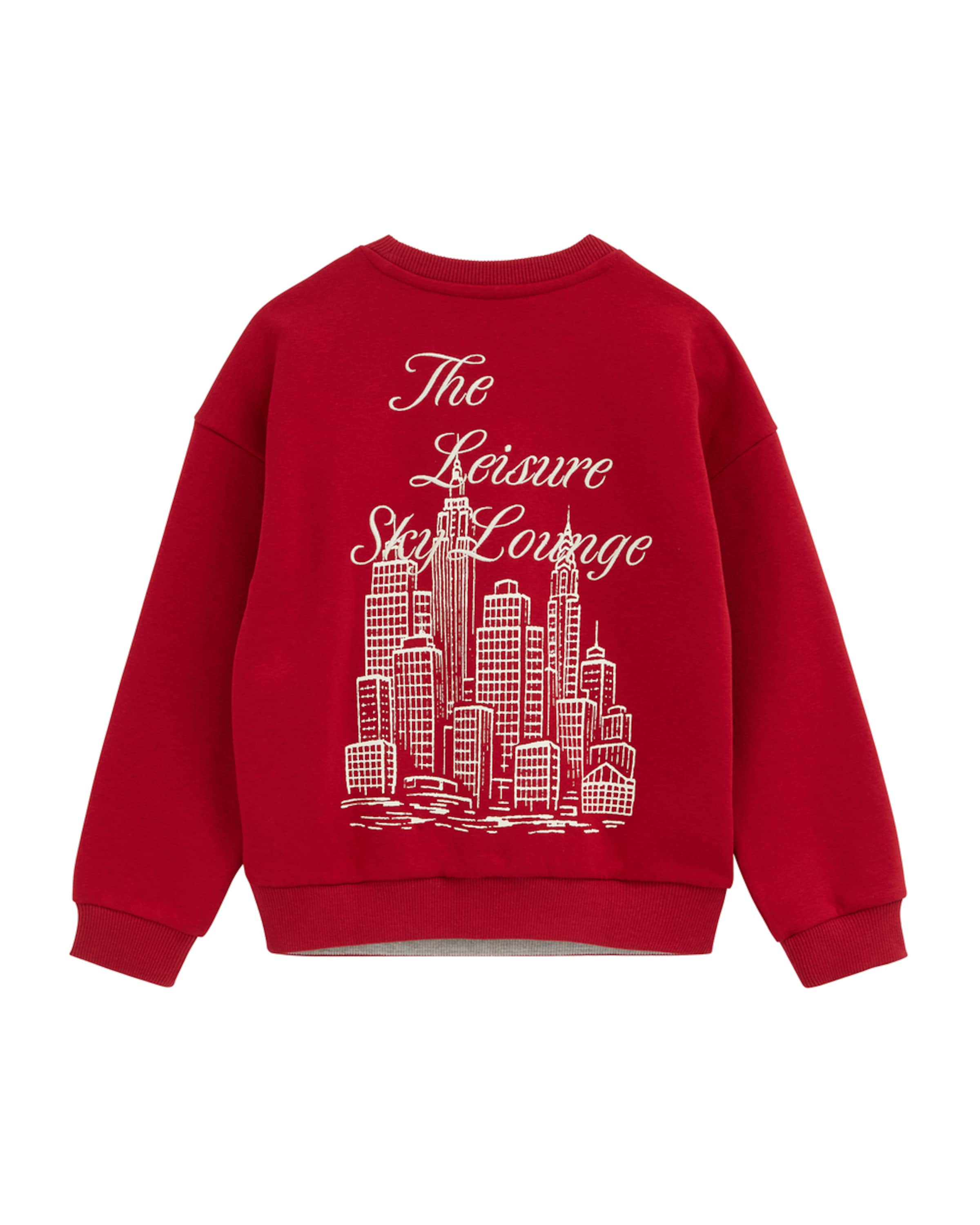 WE Fashion - Sudadera en rojo