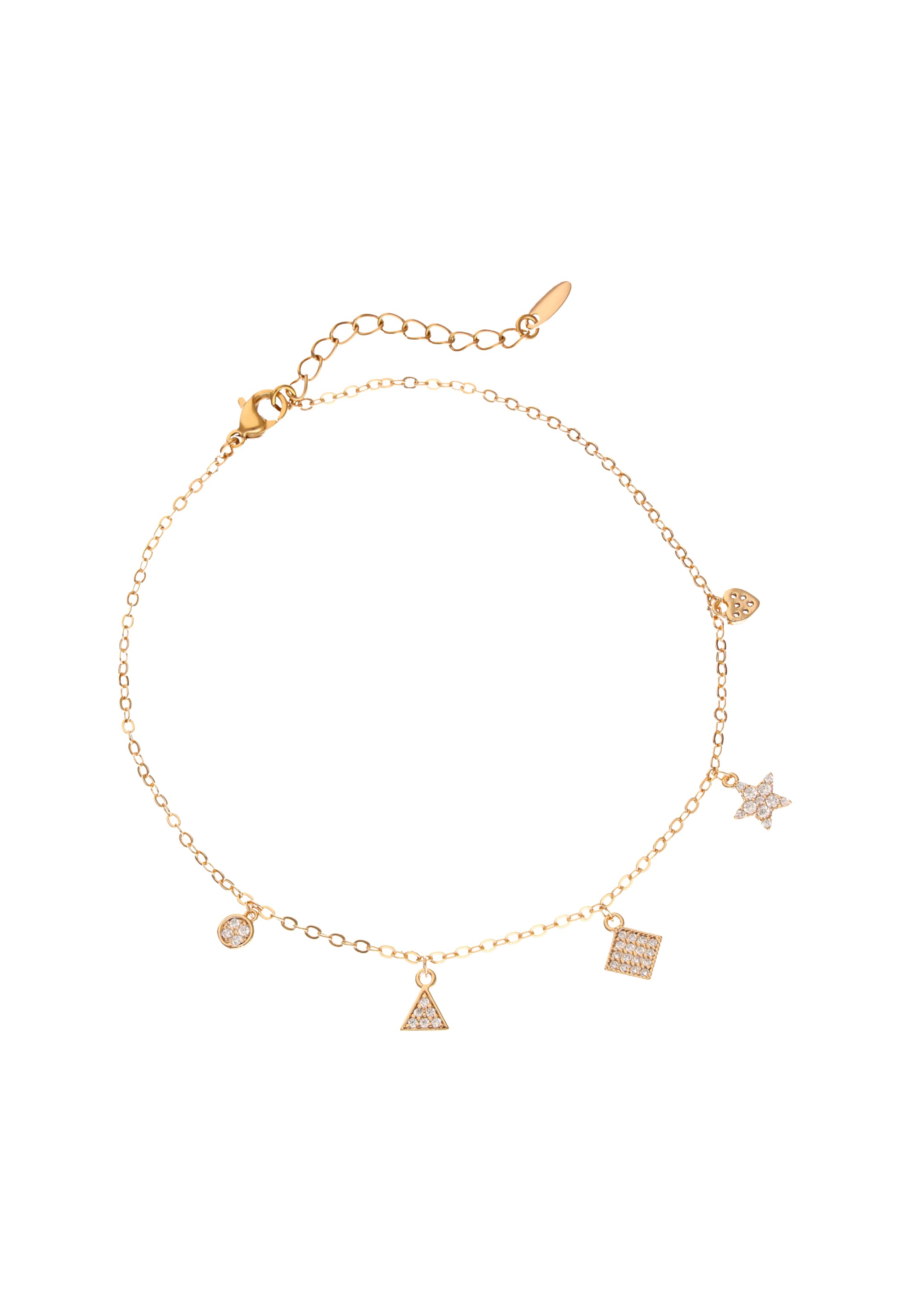 faina - Pulseira em ouro: frente