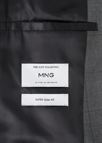MANGO MAN Slim fit Business Blazer 'Paris' in Grey