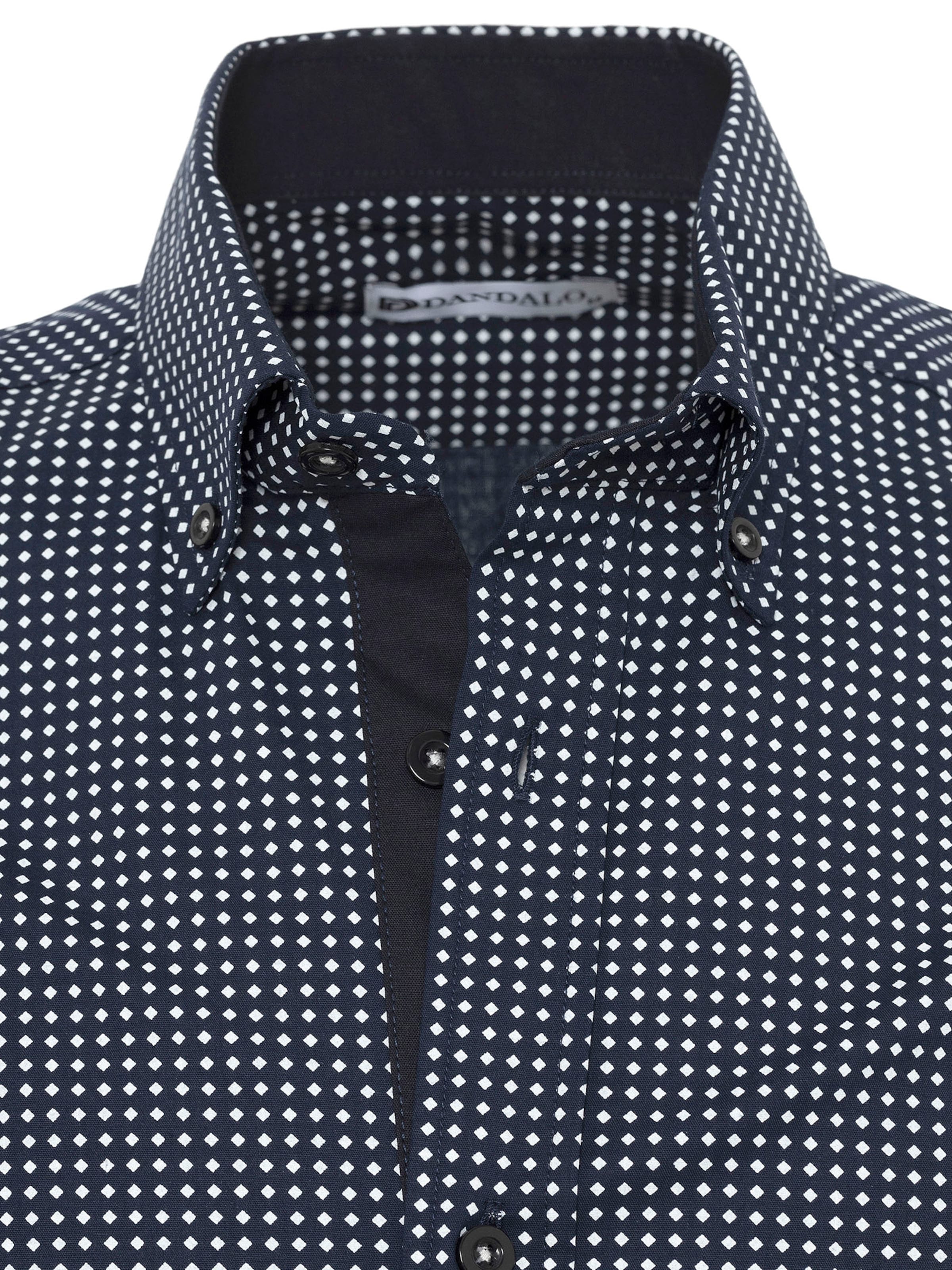 Dandalo Rovný strih Košeľa 'Cristophe' - Modrá