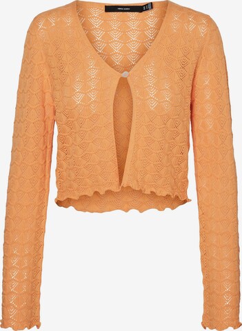 VERO MODA Knit cardigan in Orange: front