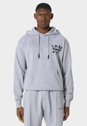 Pas De Monaco - Sudadera 'WILDFLOWER' en gris: frente