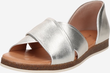 Apple of Eden Sandals 'Celine' in Silver: front