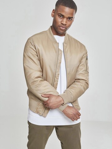 Veste mi-saison Urban Classics en beige : devant