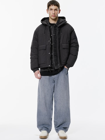 Veste d’hiver Pull&Bear en noir